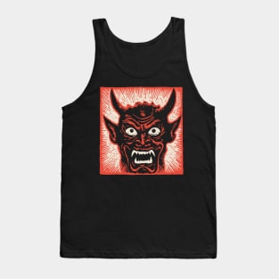 Lino Cut Devil Tank Top